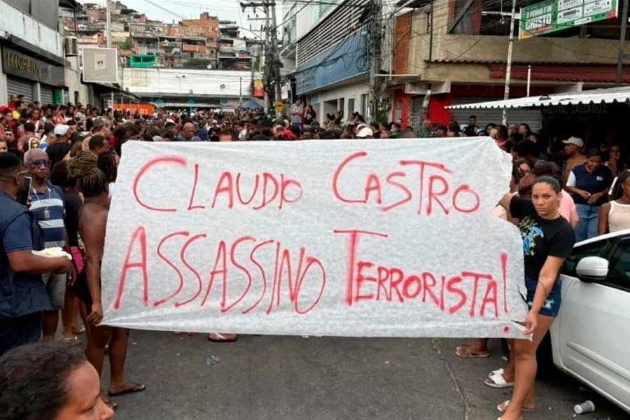 El gobernador afín a Bolsonaro y la policía militar perpetran una masacre en Río de Janeiro